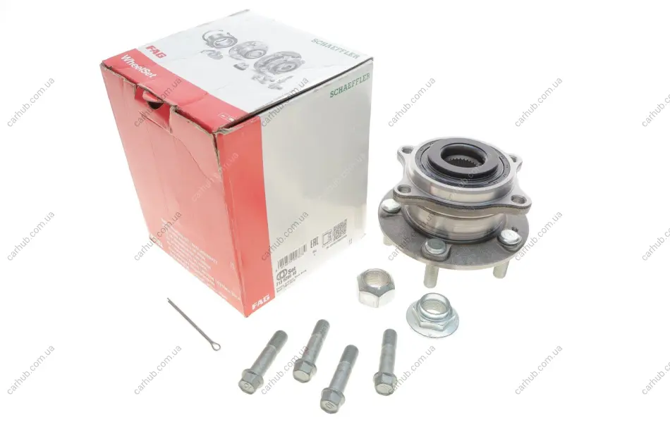 Підшипник маточини (передньої) Hyundai Santa Fe/Kia Sorento 4x4 09- FAG 713 6266 40 (фото 1)