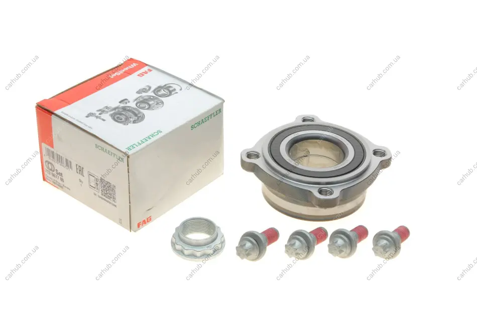 Підшипник маточини (задньої) BMW 5 (E60/E61)/7 (E65/E66/E67)/X5 (E53) 00- FAG 713 6677 80 (фото 1)