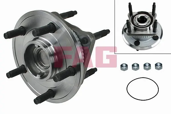 Підшипник маточини (задньої) Jeep Commander/Grand Cherokee 01-10 FAG 713 6704 00 (фото 1)