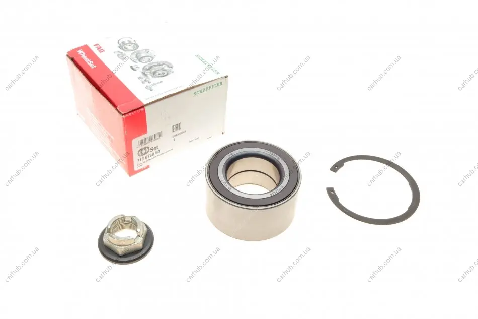 Підшипник маточини (передньої) Ford Kuga I 2.0TDCi/2.5/4x4 08- FAG 713 6789 50 (фото 1)