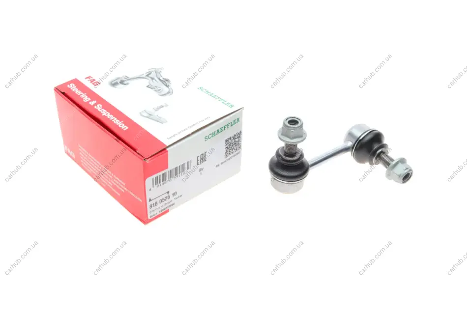 Тяга стабілізатора (заднього) (L) Mitsubishi Lancer/Outlander 06-/Citroen C4/Peugeot 4008 12- (80mm) FAG 818 0525 10 (фото 1)