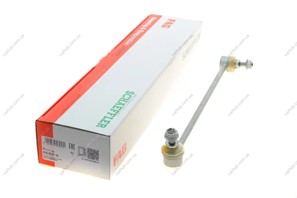 Тяга стабілізатора (переднього) (R) BMW 3 (E90/E91/E92)/X1 (E84) 05-15 FAG 818 0534 10 (фото 1)