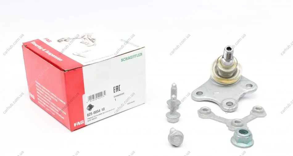 Опора кульова (передня/знизу/ззовні/L) Audi A2/Skoda Fabia/Roomster/VW Polo 99-10 FAG 825 0054 10 (фото 1)