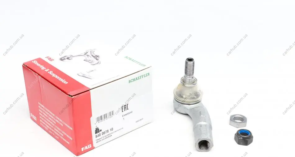 Наконечник тяги рульової (L) Seat Cordoba/Ibiza/Skoda Fabia/Roomster/VW Polo 01- FAG 840 0678 10 (фото 1)