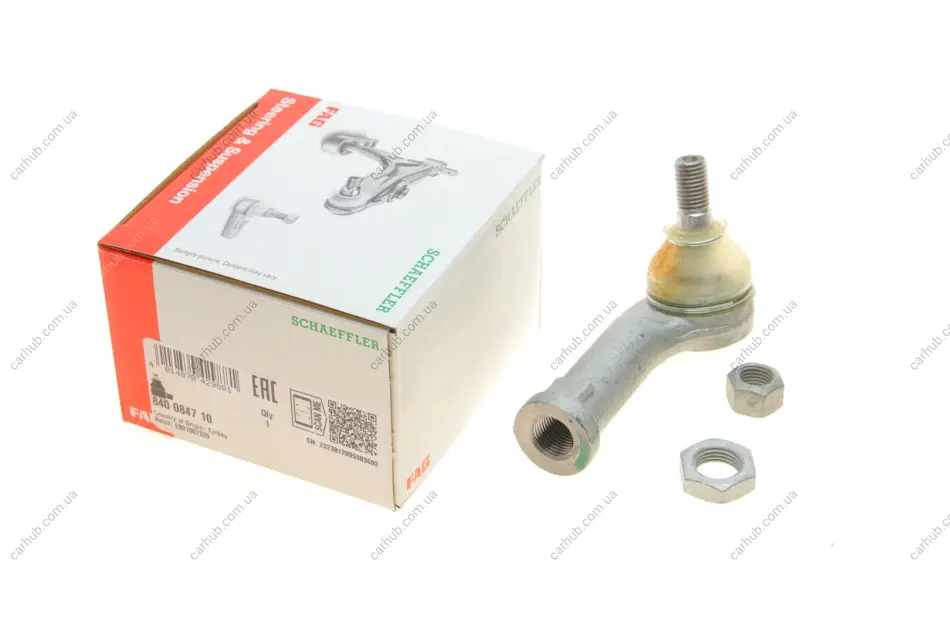 Наконечник тяги рульової (R) VW T4 90-03, до номера шасі 70M096448 FAG 840 0847 10 (фото 1)