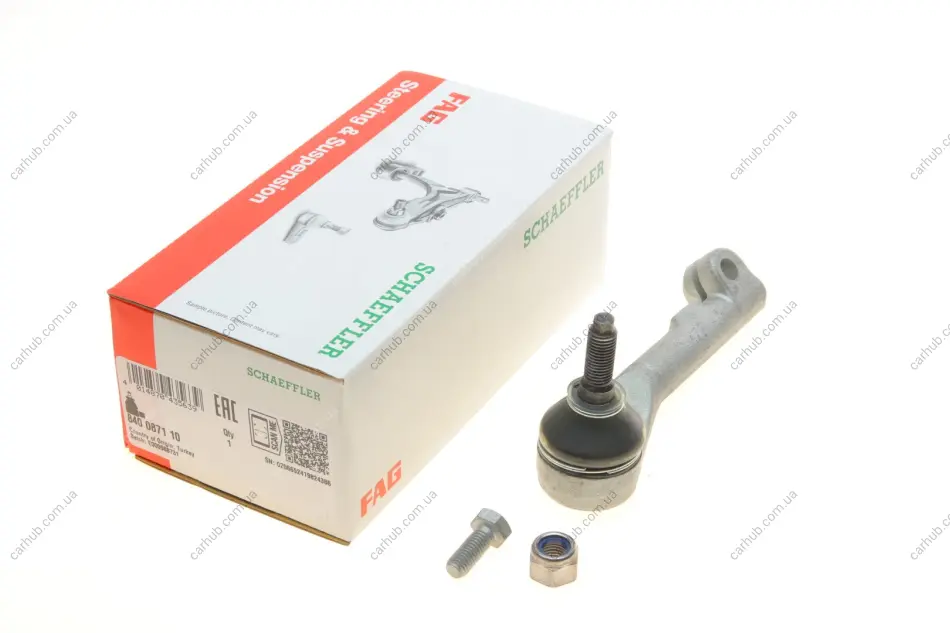 Наконечник тяги рульової (L) Renault Kangoo 97- FAG 840 0871 10 (фото 1)