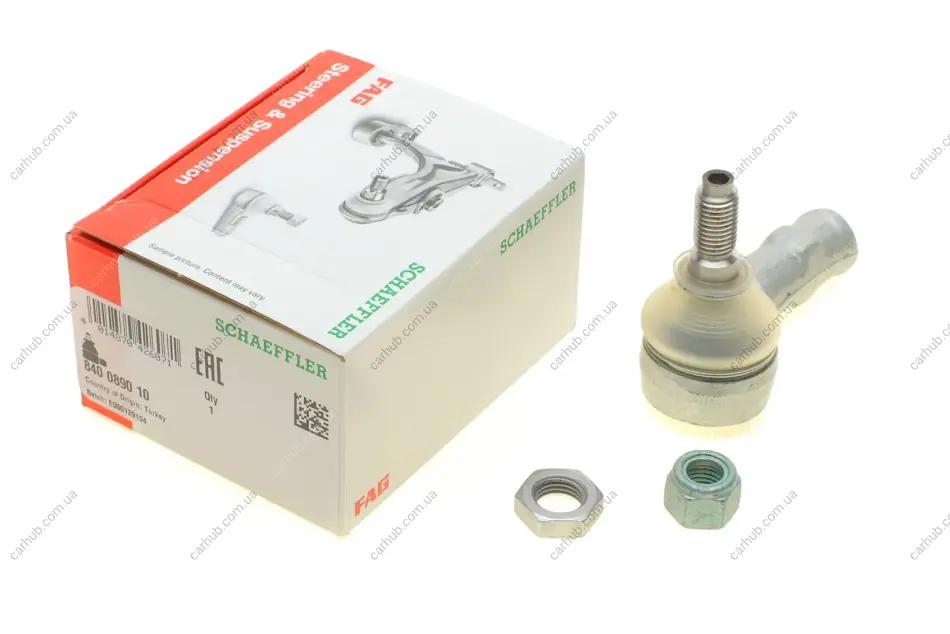 Наконечник тяги рульової (R) Audi A3/Skoda Octavia/VW Golf IV 95-06 FAG 840 0890 10 (фото 1)