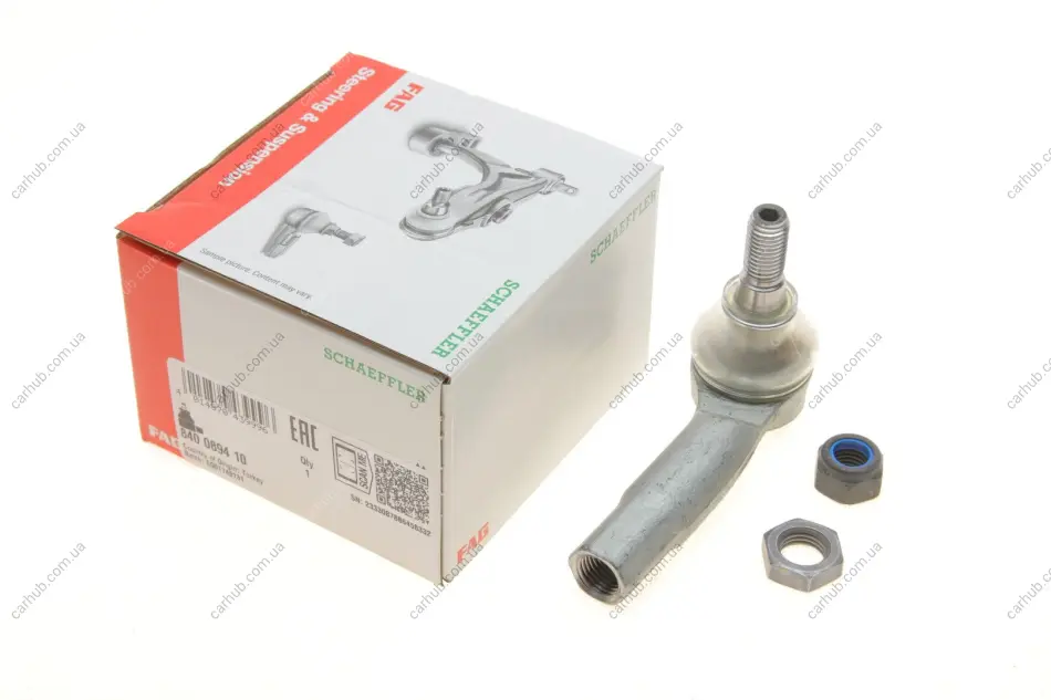 Наконечник тяги рульової (R) Audi A2/A3/Skoda Octavia/VW Bora/Golf IV 95-06 FAG 840 0894 10 (фото 1)