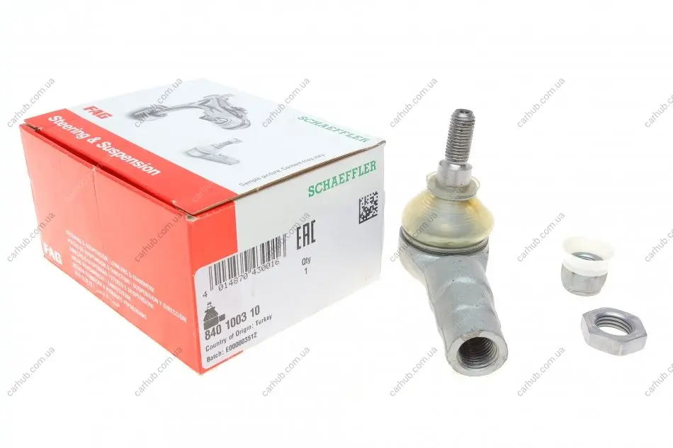 Наконечник тяги рульової Fiat Scudo 96- (13.60mm), Л=П FAG 840 1003 10 (фото 1)