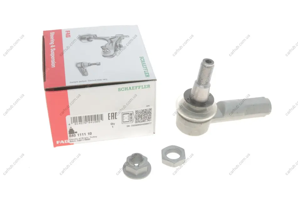 Наконечник тяги рульової MB Sprinter (906-907)/VW Crafter 06- FAG 840 1111 10 (фото 1)