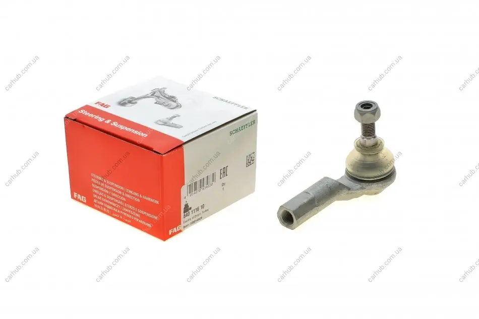 Рульовий наконечник прав AUDI A1 SEAT MII SKODA CITIGO, E-CITIGO VW LOAD UP!, UP! 1.0-Electric 05.10- FAG 840 1116 10 (фото 1)