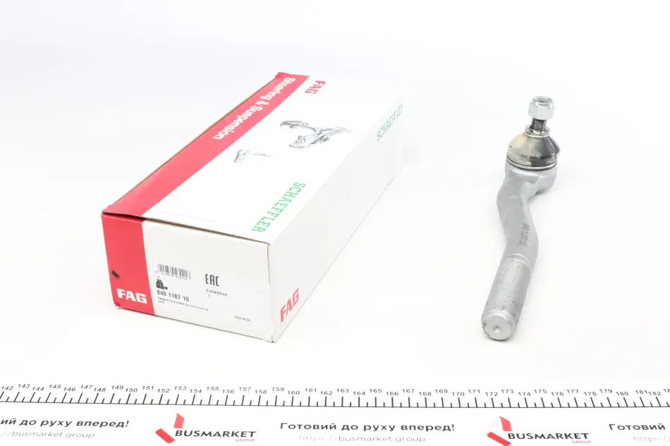 Наконечник тяги рульової (L) Jeep Grand Cherokee 99-05 FAG 840 1187 10 (фото 1)