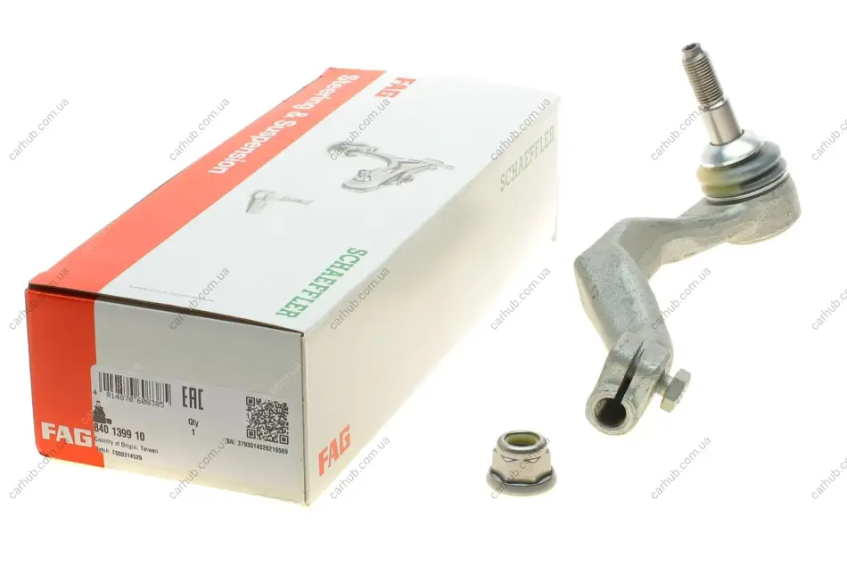 Наконечник тяги рульової (R) BMW 2 (F45/F46)/Mini Clubman/Countryman 1.5-2.0D 13- B37/B38/B47/B48 FAG 840 1399 10 (фото 1)