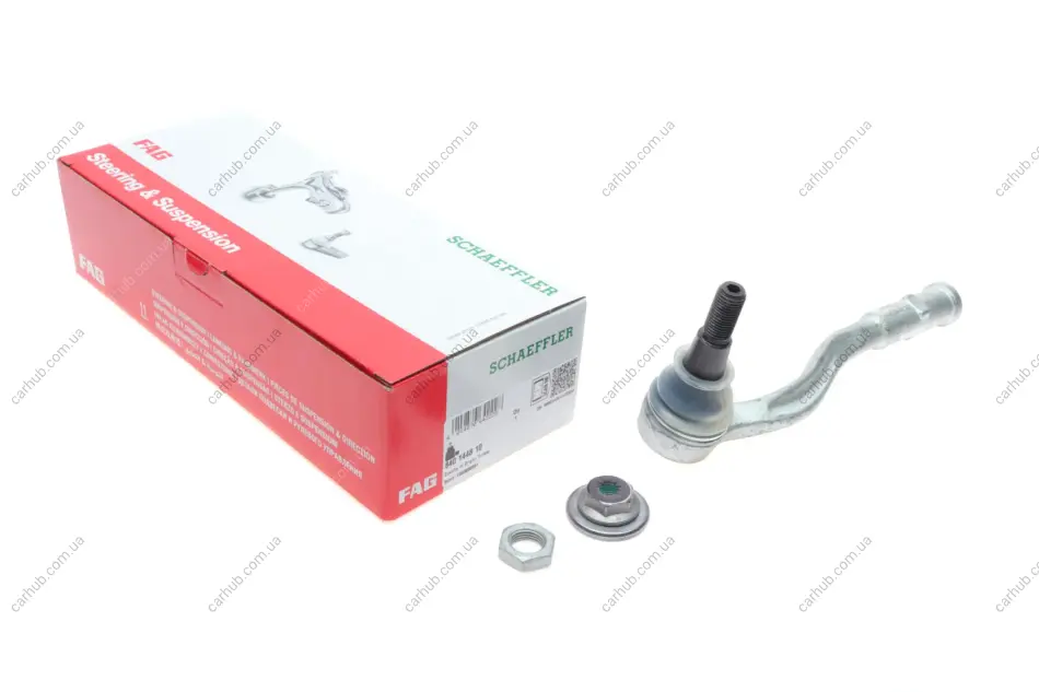 Наконечник тяги рульової (Л) AUDI A8/Q7/Q8/E-Tron 15-/ VW Touareg 3.0TDI/TSI/eHybrid 18- FAG 840 1448 10 (фото 1)