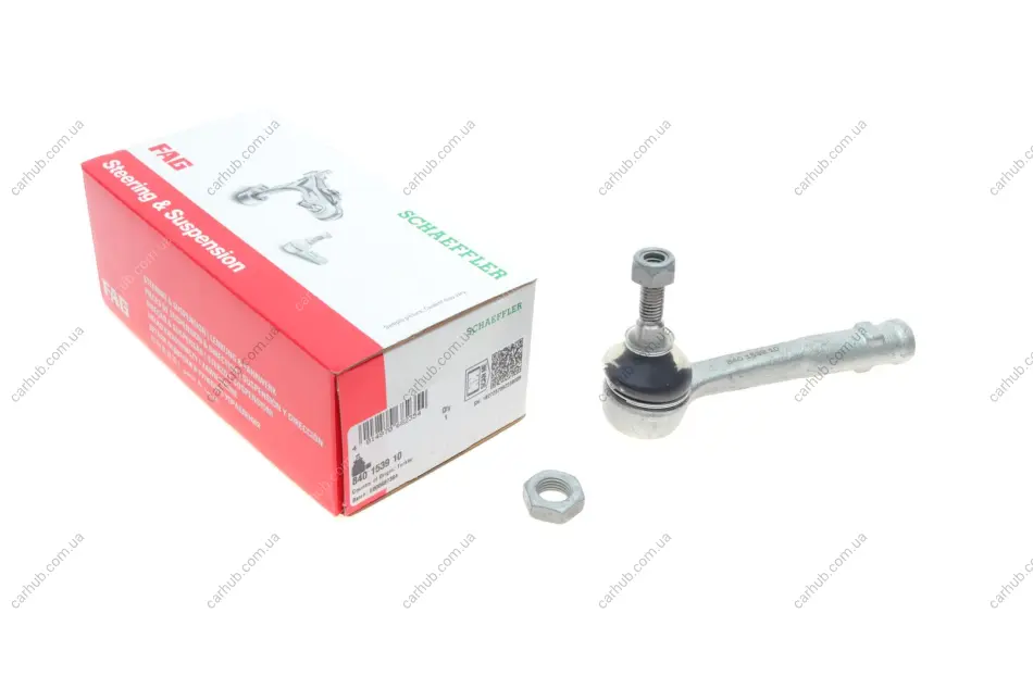 Рульовий наконечник лів ABARTH 500E FIAT 500, 500 C, 500E, 500L, 500X JEEP COMPASS, RENEGADE 0.9-Electric 09.12- FAG 840 1539 10 (фото 1)