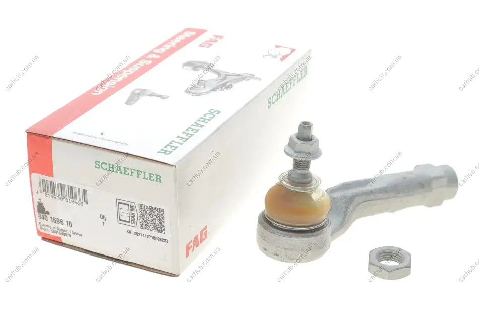 Наконечник тяги рульової (L) Hyundai i30/KIA Ceed 16- FAG 840 1696 10 (фото 1)