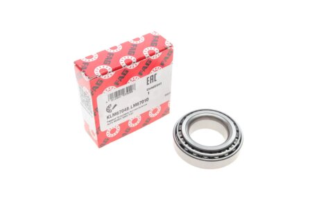 Фото подшипник КПП роликовый FAG KLM67048.LM67010 Подшипник КПП роликовый FAG KLM67048.LM67010