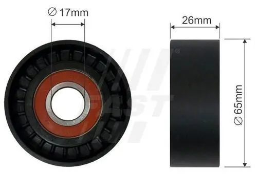 Натягувач Ременя Micro-V Fiat Doblo 00> Ролик 1.3Jtd FAST FT44539 (фото 1)