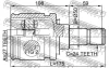 ШРКШ (ШРУС) внутрішній лівий 27x50x24 TOYOTA RAV4 05- FEBEST 0111-ACV30LH (фото 2)