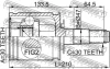ШРКШ (ШРУС) внутрішній 30x47x30 LAND CRUISER 100 98- FEBEST 0111-FZJ100 (фото 2)