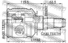 ШРКШ (ШРУС) внутрішній 30x47x30 LAND CRUISER PRADO 02- FEBEST 0111-GRJ120 (фото 2)