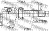 ШРКШ внутр. (24/27z D40 L483mm) прав. Camry V4-V5/HIGHLANDER/AVALON 3.5 06-17 FEBEST 0111-GSV40RH (фото 2)