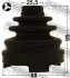 Пильовик ШРКШ внутр. (25.5*88*99) Camry V4-V5/VENZA/SIENNA/HIGHLANDER/AVALON 3.5 06-19 FEBEST 0115-ACV40T (фото 2)