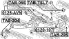 Опора кульова Toyota Avensis t25 03-09 FEBEST 0120-107 (фото 2)