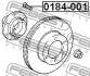 Болт колісний Toyota Camry 96-/RAV 4 III 05- (M12x1.5) FEBEST 0184-001 (фото 2)