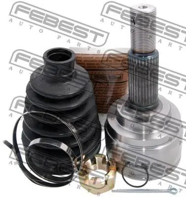 ШРКШ (ШРУС) зовнішній 24x56x29*84*166 NISSAN JUKE 1.6/LEAF (ZE0)/NV 200 Electric 12- FEBEST 0210-B30 (фото 1)