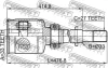 ШРКШ (ШРУС) внутрішній 33x40x27 NISSAN X-TRAIL II 2.0 4x4 07-13 Пр. FEBEST 0211-J1020GRH (фото 2)