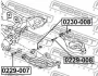Шайба болта кріплення важеля NISSAN QASHQAI 10-/ NISSAN X-TRAIL 07- FEBEST 0230-008 (фото 2)