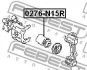 Поршень супорта зад Focus I/Civic VIII/Astra G/H/Clio III/Megane II/III 34x48 FEBEST 0276-N15R (фото 2)