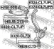 Опора кульова (передня/зверху) Honda Accord 03-08 FEBEST 0320-CL7UP (фото 2)