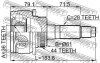 ШРКШ зовнішній 36x61x28 FEBEST 0510BT50A44 (фото 2)