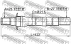 Привідний вал 27x422x26 IX35/TUCSON 09-14 Пр. (АТ 4WD) FEBEST 1212-IX35AT4WD (фото 2)