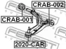 Опора кульова (передня/знизу) Chrysler Voyager IV 00-08 FEBEST 2020-CAR (фото 2)