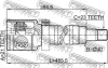 ШРКШ внутр. R 21x40x23 FIESTA 1.0-1.6 08-17 FEBEST 2111-FUSMTRH (фото 2)