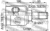 ШРКШ внутр. KIA CEED 06- 22x41x25 FEBEST 2211-CD (фото 2)