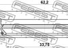 Сальник приводу 33.75x62.2x10x16.3 GRAND VITARA 98-15 FEBEST 95HAY-35621016X (фото 2)