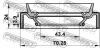 Сальник КПП 43.4x70.25x13.9x24 Pathfinder 05- FEBEST 95JAS-45701424R (фото 2)