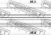 Сальник 38.4x55.3x8x14 піввісі Kangoo 1.5 dCi 08- FEBEST 95JES-40550814C (фото 2)