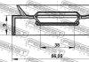 Сальник приводу 38x56.25x9x12.3 ACCORD/CR-V 1.8-2.4 93- FEBEST 95PAY-40560912C (фото 2)