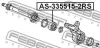 Підшипник піввісі (33*55mm) Honda CR-V/Civic/Accord 91- FEBEST AS-335515-2RS (фото 2)