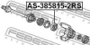 Підшипник привідного вала 38x58x15 Accord/Civic/CR-V/RDX 90-22 FEBEST AS-385815-2RS (фото 2)
