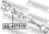 Підшипник піввісі (45*75mm) Focus/C-Max/Transit FEBEST AS-457519 (фото 2)