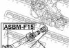 Карданний вал BMW X5 E70/F15/F85 X6 E71/E72/F16/F86 08-19 FEBEST ASBM-PSF15 (фото 2)