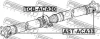 Хрестовина карданного валу 21x53 LEXUS NX/RAV 4 05- FEBEST AST-ACA33 (фото 2)