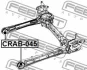 Сайлентблок задньої балки FEBEST CRAB045 (фото 2)