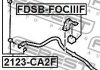 Подушка стабілізатора перед C-Max/Focus/Volvo V40 10- (23,5 мм) FEBEST FDSB-FOCIIIF (фото 2)